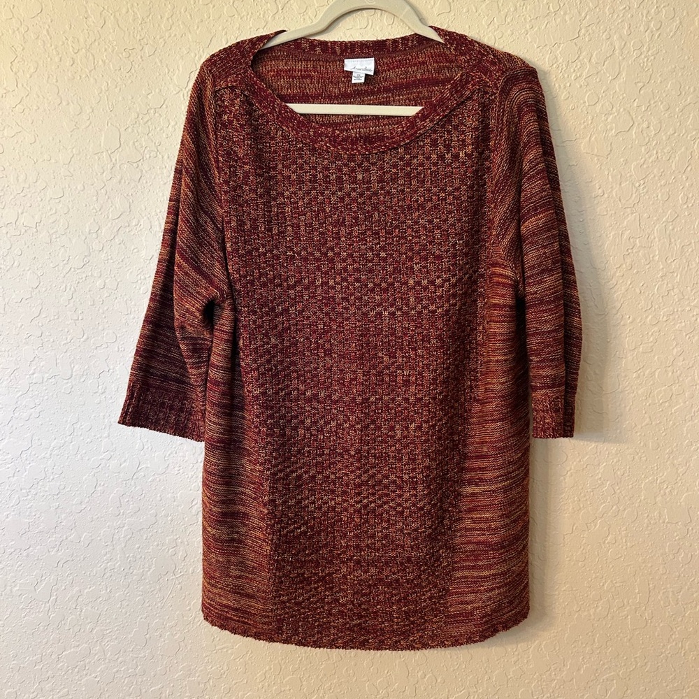 Kim Rogers acrylic sweater with 3/4 sleeves, size 2X